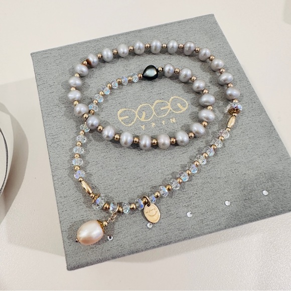 Women's double-loop bracelet - Picture 4 of 12